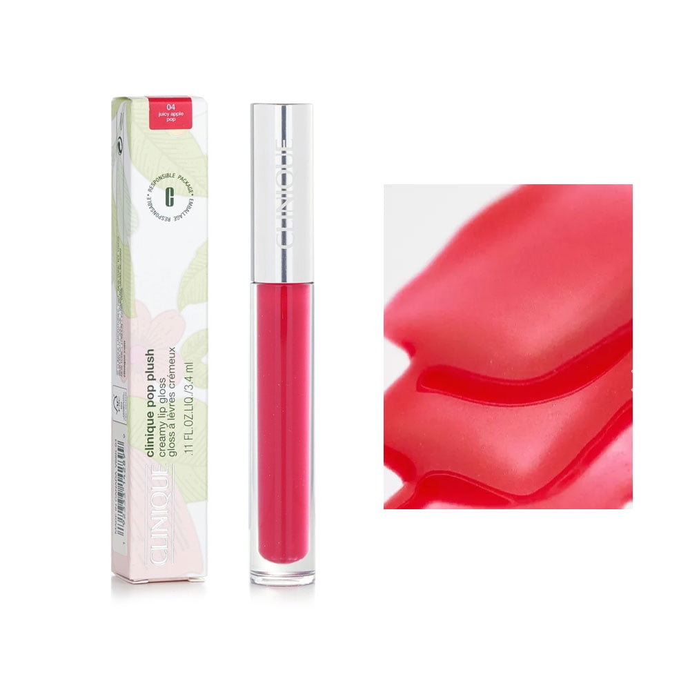 Pop Lip Gloss Juicy Apple Pop Plush Creamy Lip Gloss No.04 , 0.11 Oz