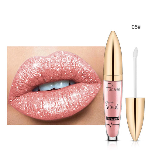 Diamond Shiny Long Lasting Lipstick Glitter Lipgloss Lipstick Shiny Matte Liquid Lipstick 5ML Makeup under $5