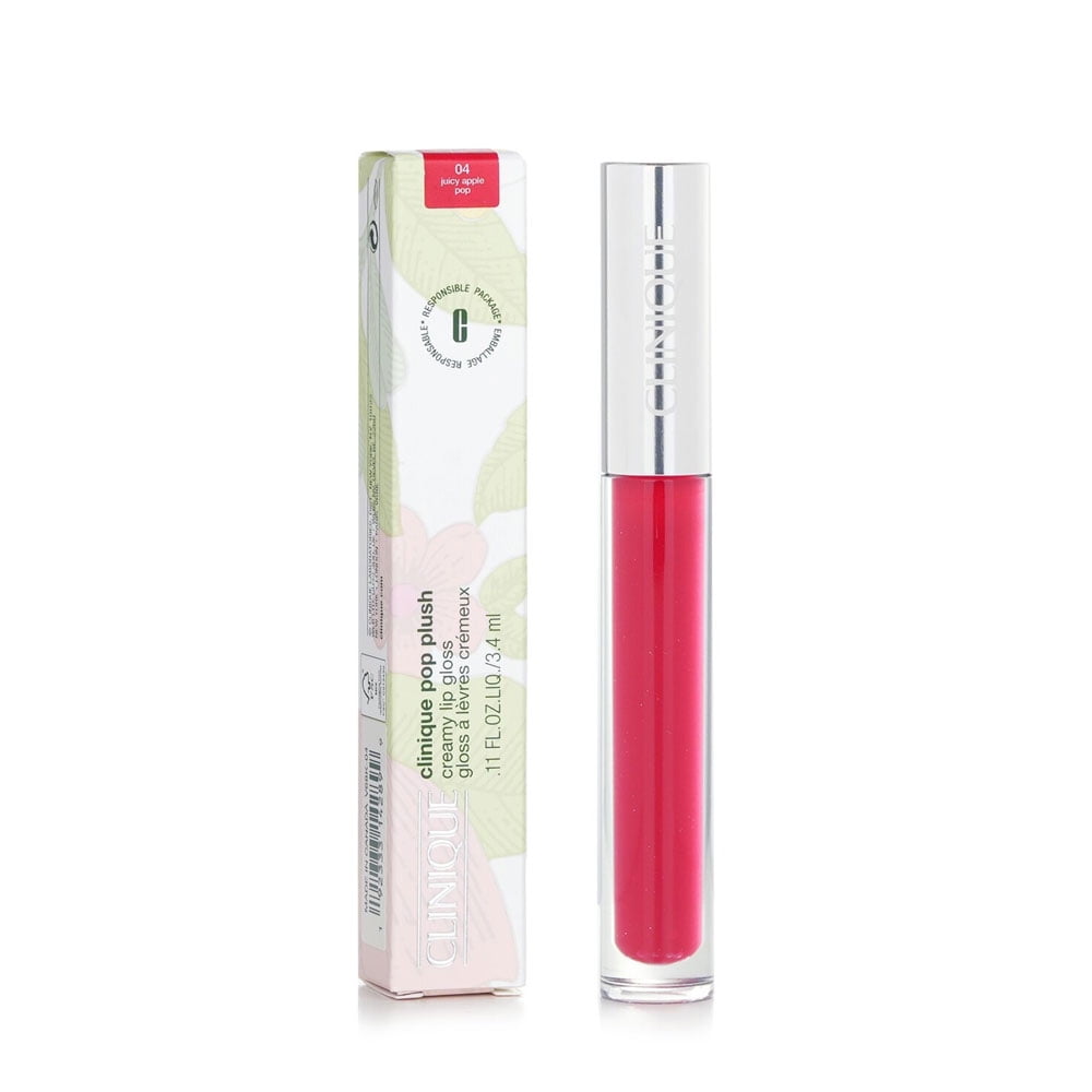 Pop Lip Gloss Juicy Apple Pop Plush Creamy Lip Gloss No.04 , 0.11 Oz