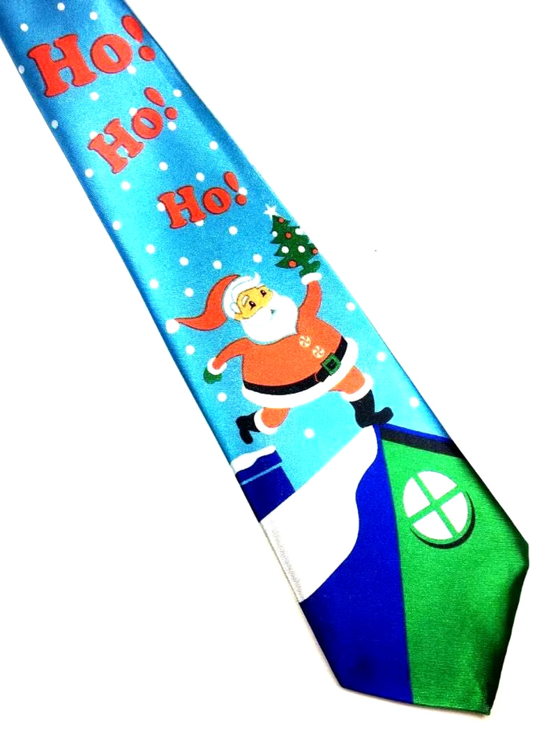 New Christmas Tie 9.5Cm Style Men'S Fashion Neckties Helloween Festival Tie Soft Designer Character Necktie Tie for Boy